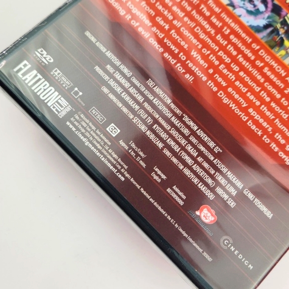 Digimon Digital Monsters The Official Second Season Volume 6 DVD 3 disc 2014 - Picture 5 of 9